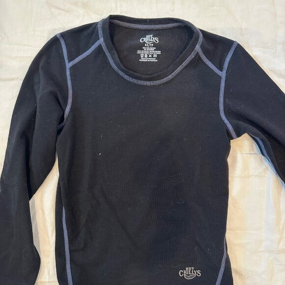Hot Chillys Kids Thermal Base Layer Set – Black – Size XS (5/6) Unisex - Picture 7 of 7